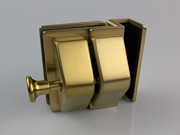 Latch Kit - Glass to Glass - 90 Degree External - Brushed Gold